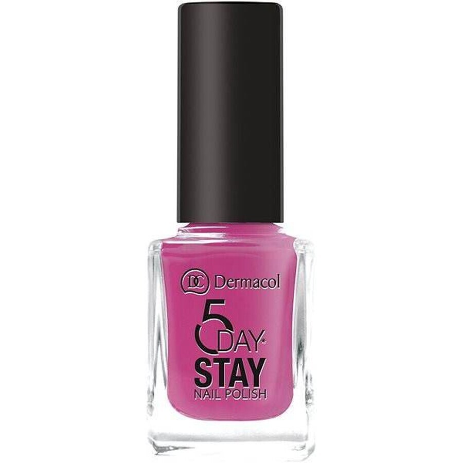 Dermacol Vernis à ongles longue durée 5 jours No.17 Pink Affair 1×11 ml, vernis à ongles