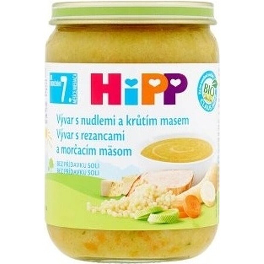 VIVAR ORGANIC HIPP BIO VIVAR WITH TURKEY AND TURKEY MEAT 1×190g, starter, broth