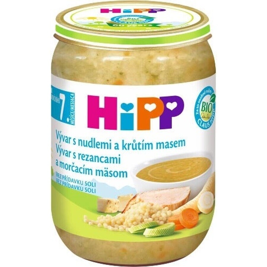 VIVAR ORGANIC HIPP BIO VIVAR WITH TURKEY AND TURKEY MEAT 1×190g, starter, broth