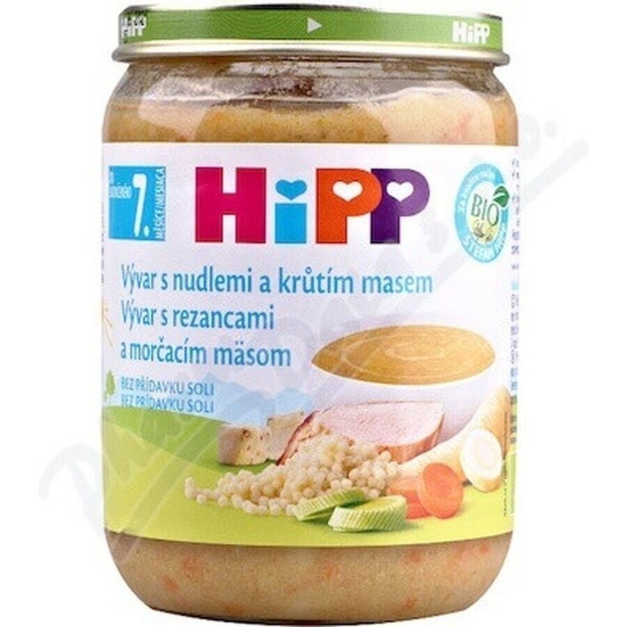 VIVAR ORGANIC HIPP BIO VIVAR WITH TURKEY AND TURKEY MEAT 1×190g, starter, broth