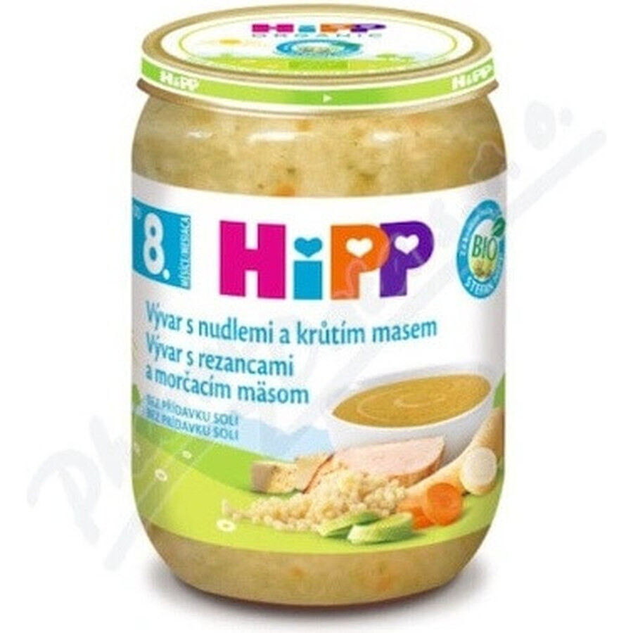 VIVAR ORGANIC HIPP BIO VIVAR WITH TURKEY AND TURKEY MEAT 1×190g, starter, broth