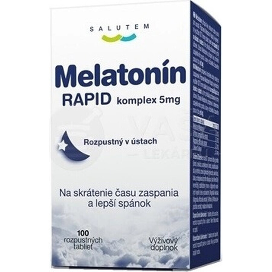 Melatonine complex RAPID 5mg SALUTEM 1×100 tbl