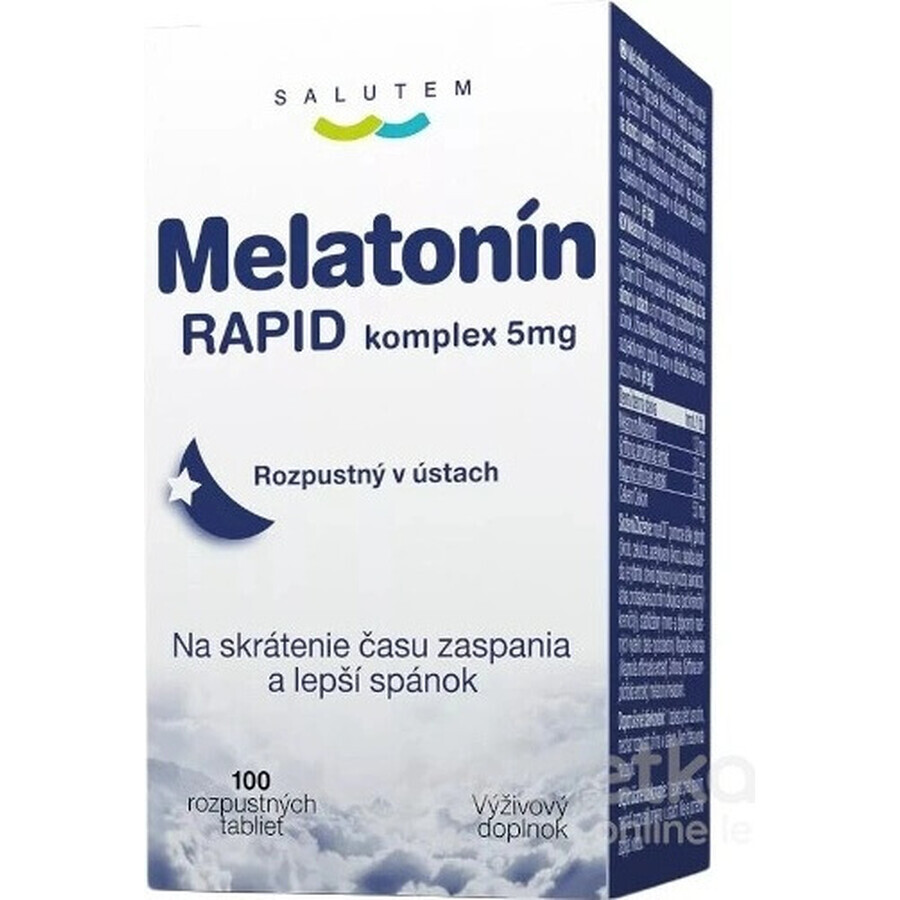 Melatonine complex RAPID 5mg SALUTEM 1×100 tbl