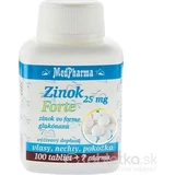 MedPharma ZINOC 25 mg Forte 1×107 tbl, (zinkgluconaat)