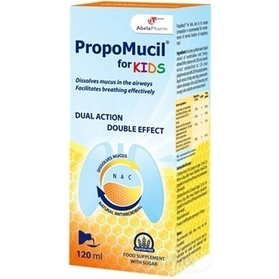 PropoMucil for KIDS 1×120 ml, immunity syrup