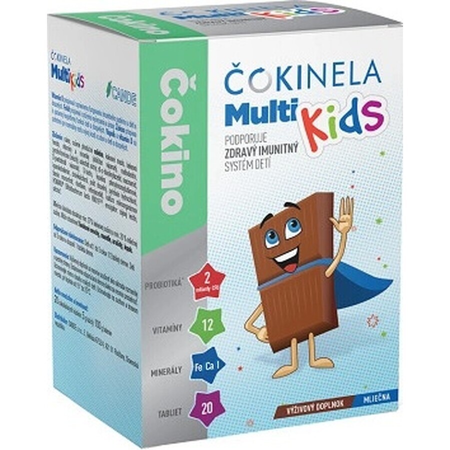 COCINELA Immuno Kids chocolate bars 1×20 pcs