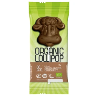 Chocolate lollipop with almonds eco,15 g Cocoa