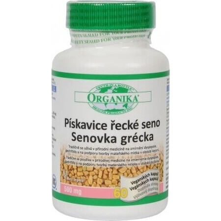 ORGANISKA Fenegriek 1×60 cps, voedingssupplement