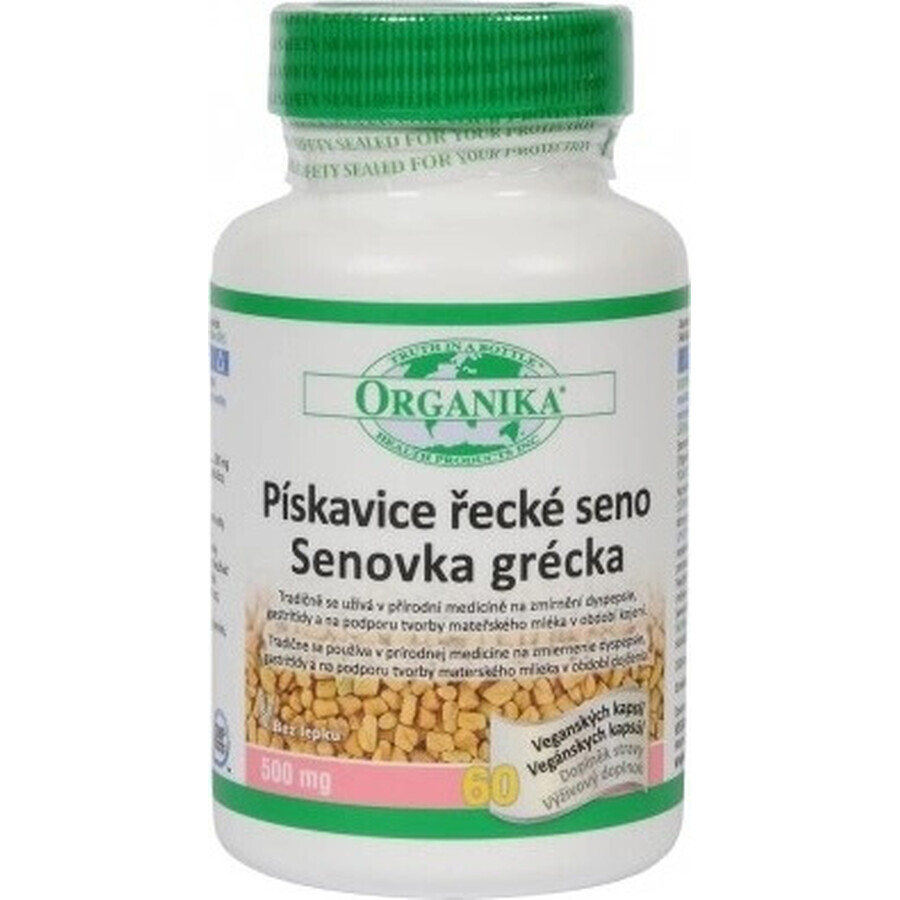 ORGANISKA Fenegriek 1×60 cps, voedingssupplement