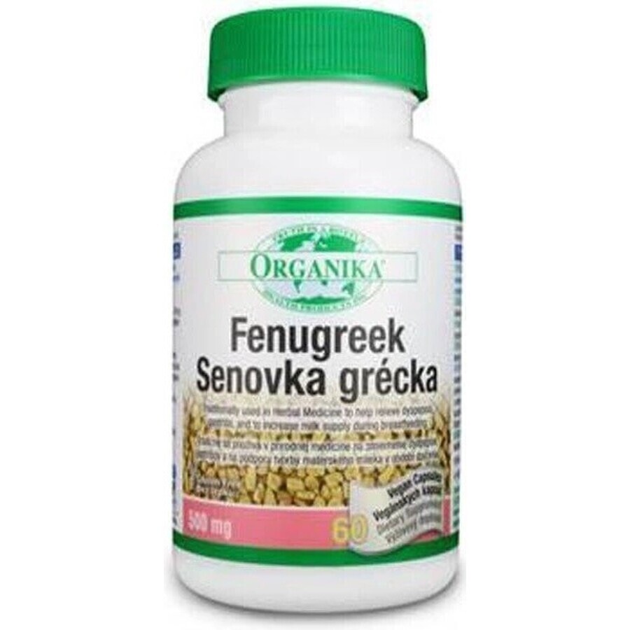 ORGANISKA Fenegriek 1×60 cps, voedingssupplement