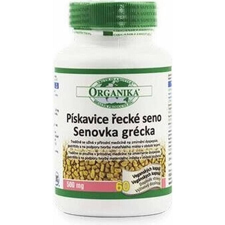 ORGANISKA Fenegriek 1×60 cps, voedingssupplement