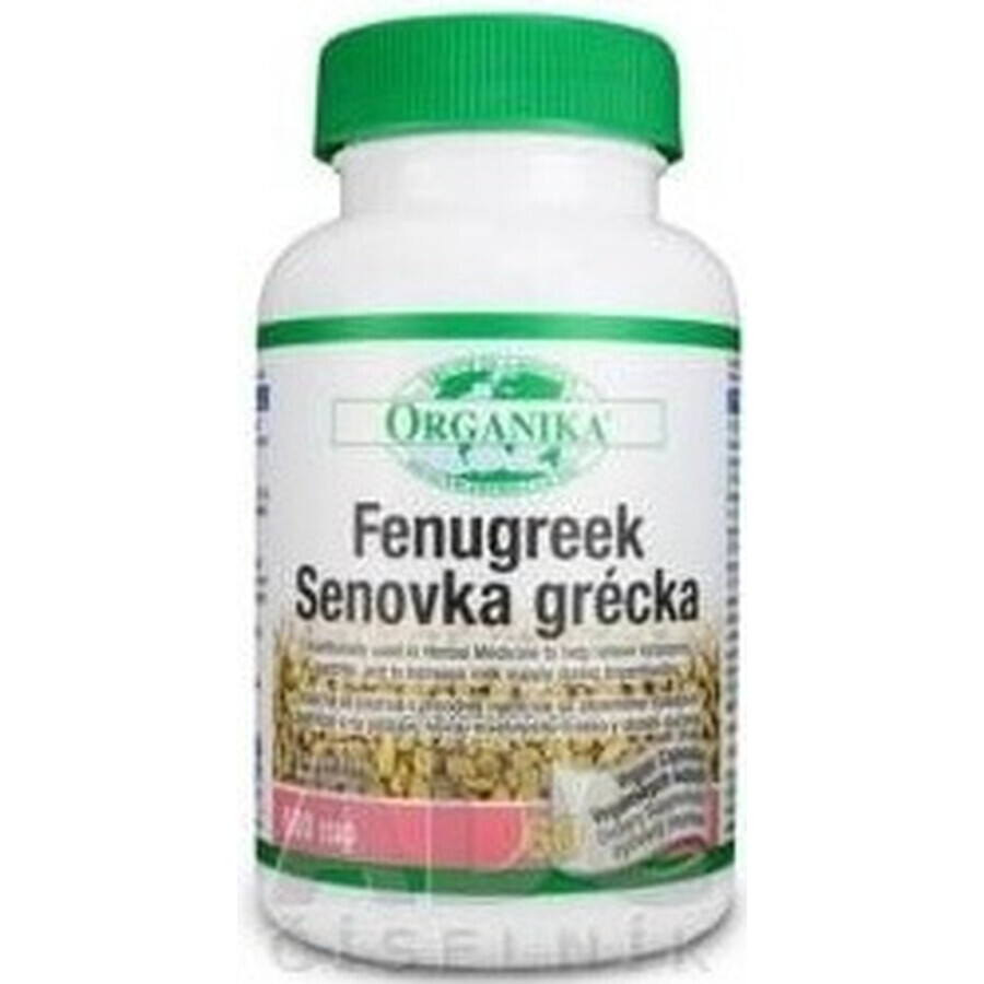 ORGANISKA Fenegriek 1×60 cps, voedingssupplement