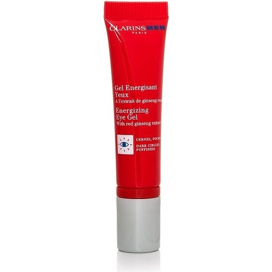 Clarins Gel Contorno de Ojos Energizante Hombre 1×15 ml, gel contorno de ojos, Clarins