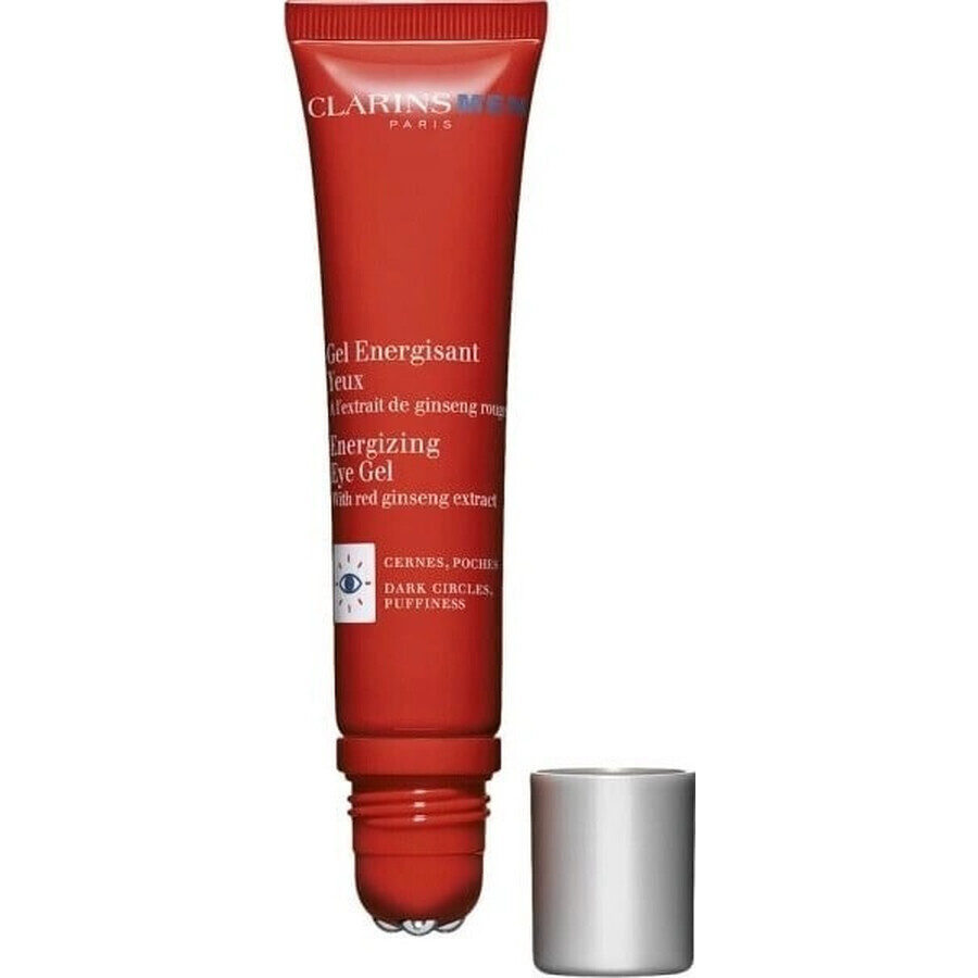 Clarins Gel Contorno de Ojos Energizante Hombre 1×15 ml, gel contorno de ojos, Clarins