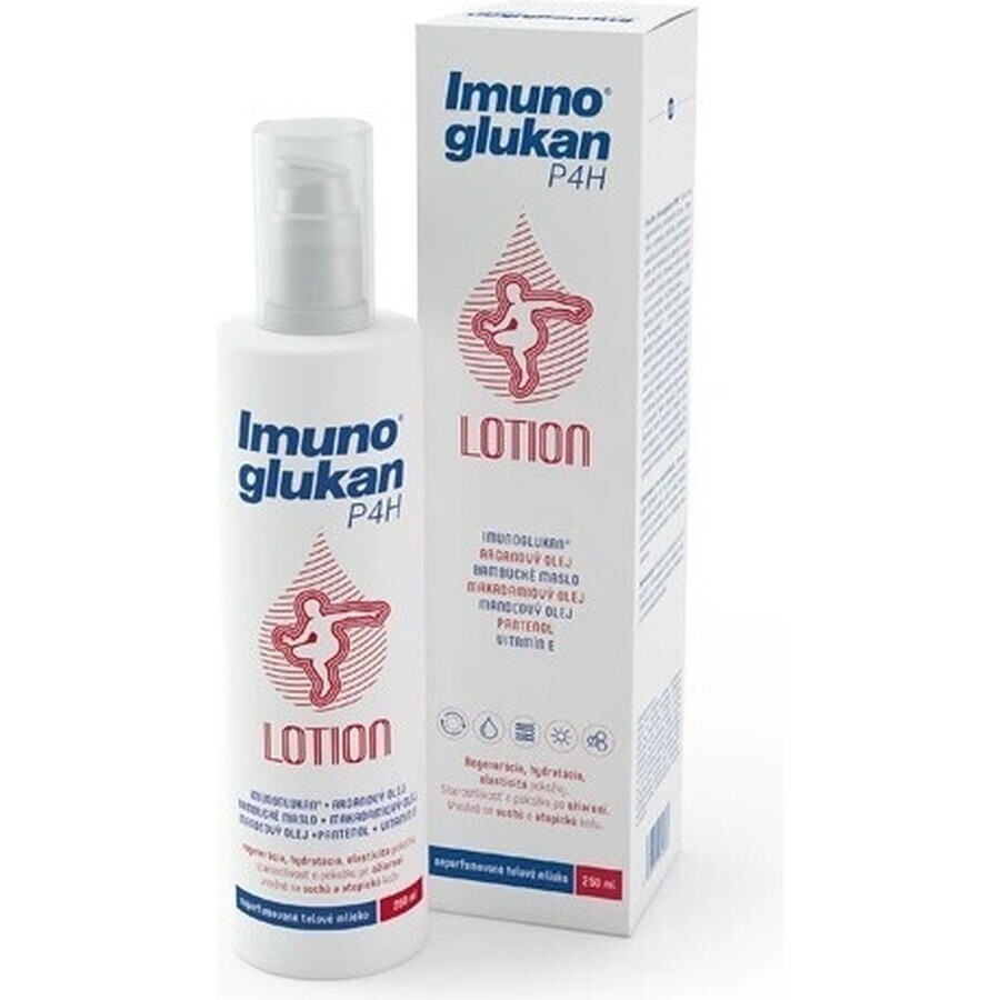 Imunoglukan P4H LOTION 1×250 ml, loción corporal sin perfume