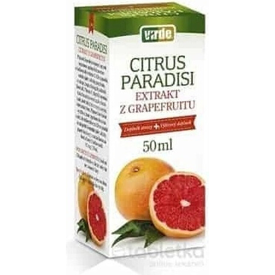 VIRDE CITRUS CITRUS PARADISI 1×50 ml, gouttes d'extrait de pamplemousse