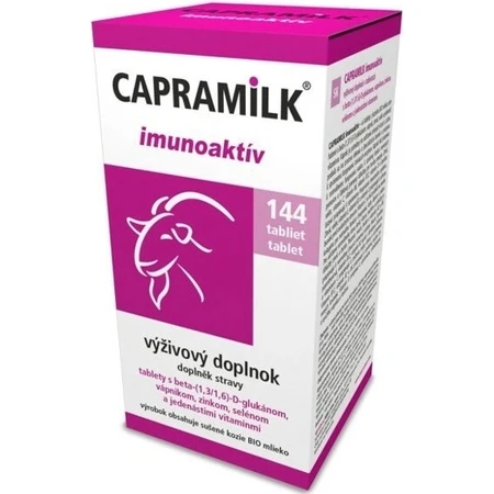 CAPRAMILK® inmunoactivo 1×144 uds, complemento alimenticio