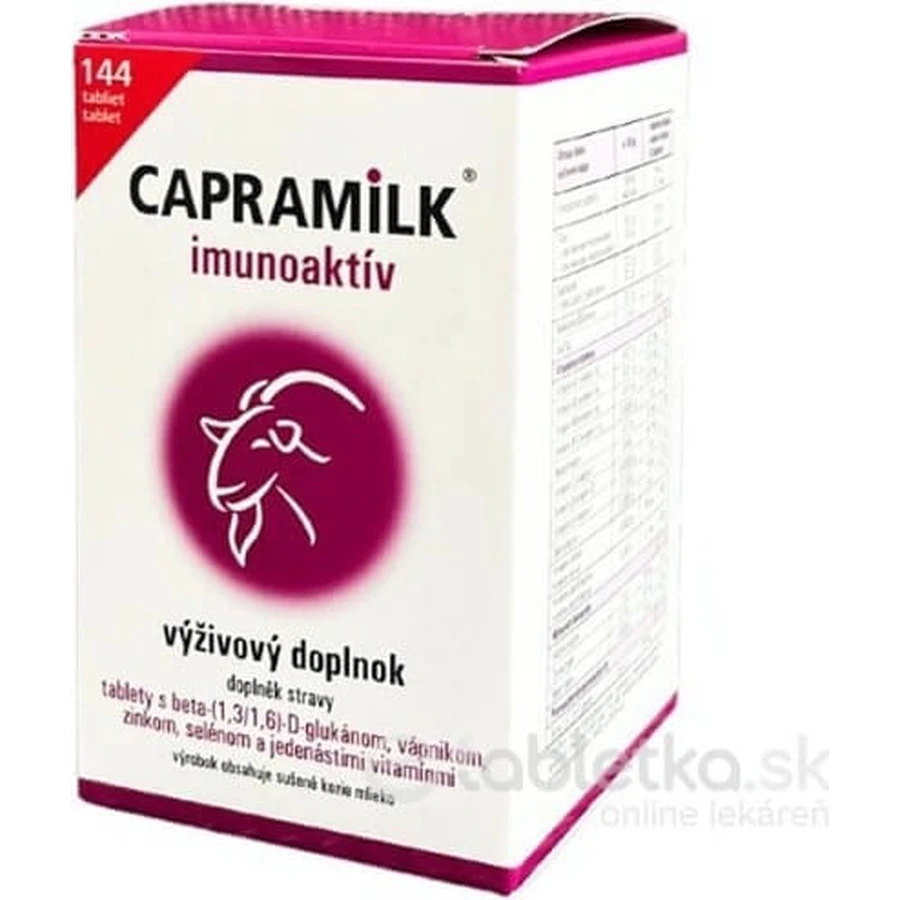 CAPRAMILK® inmunoactivo 1×144 uds, complemento alimenticio