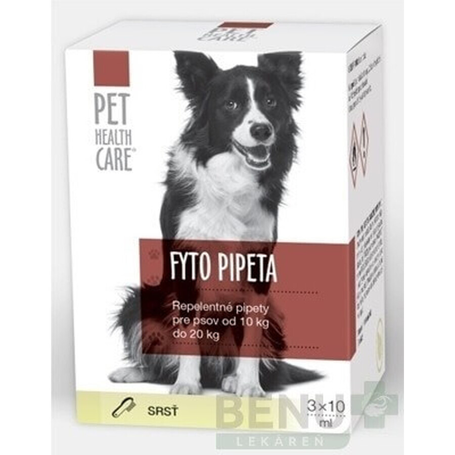 PET HEALTH CARE FYTO PIPETA 3×10 ml, repelent