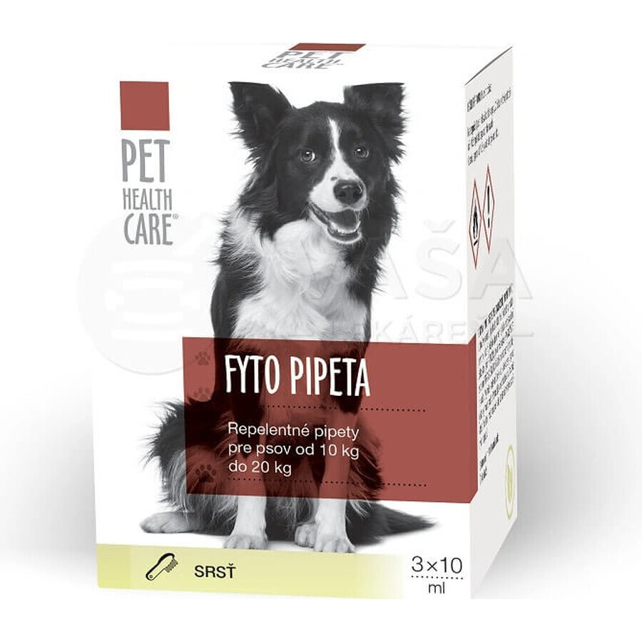 PET HEALTH CARE FYTO PIPETA 3×10 ml, repelent