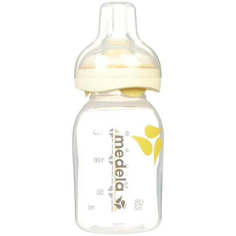 Medela biberon pentru copii alăptați Calma - cu biberon 150 ml 1×150 ml, biberon pentru copii alăptați