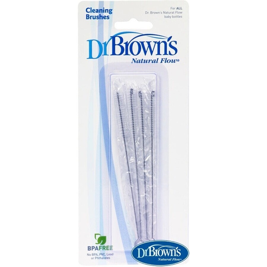 DR.BROWNS Brosses de nettoyage de bouteilles 4 pcs (D620) 1×4 pcs, brosse à bouteilles