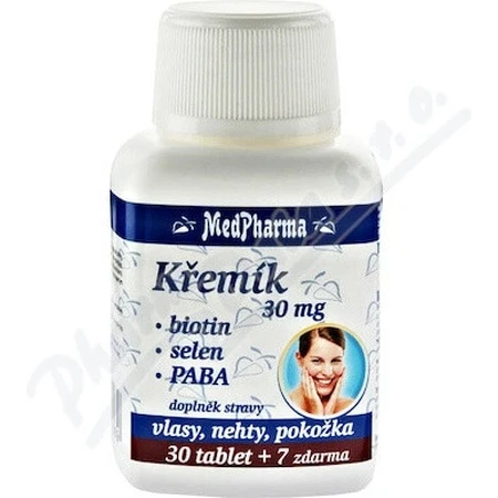 MedPharma KREMIK 30mg+Biotine+Selenium+PABA 1×37 tbl