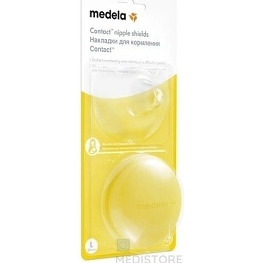 Medela Contact capace de alăptare - M (20 mm) 1×1 buc, capace de alăptare