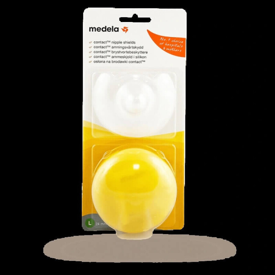 Medela Contact capace de alăptare - M (20 mm) 1×1 buc, capace de alăptare