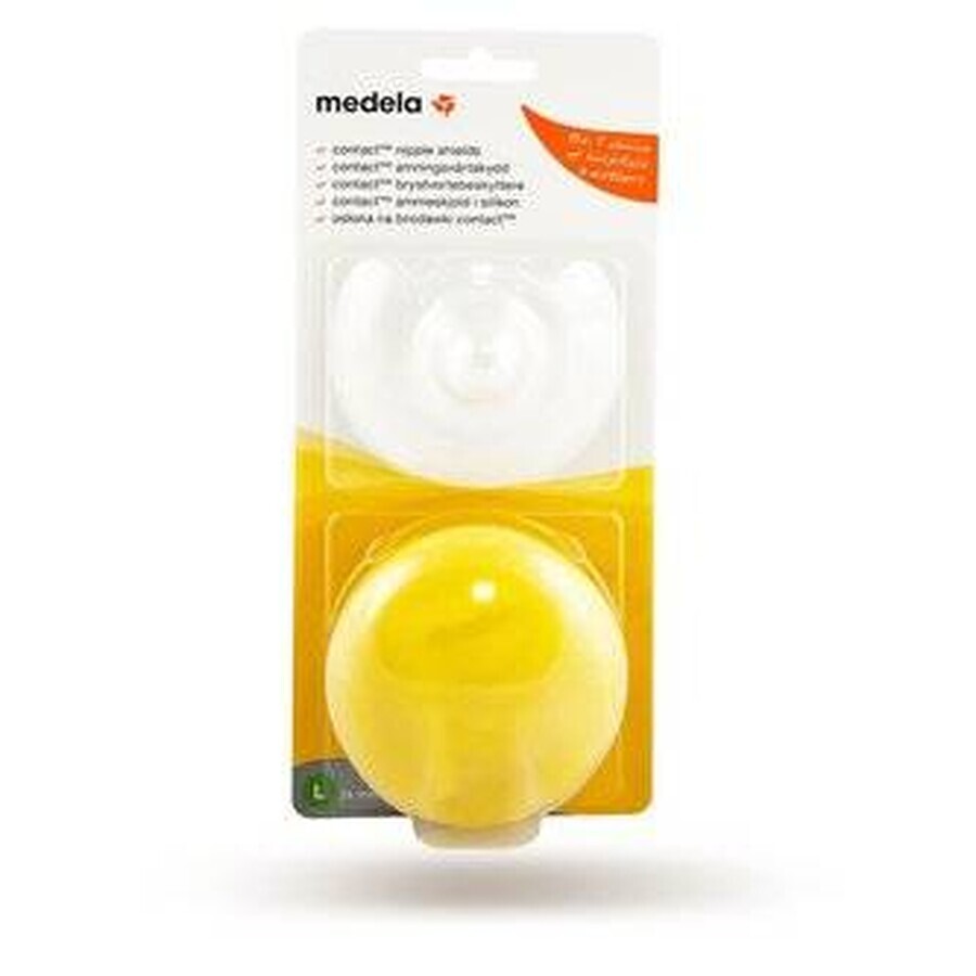 Medela Contact capace de alăptare - M (20 mm) 1×1 buc, capace de alăptare