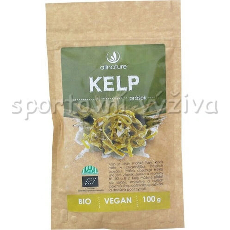 Allnature Kelp organisch poeder 100g 1×100g