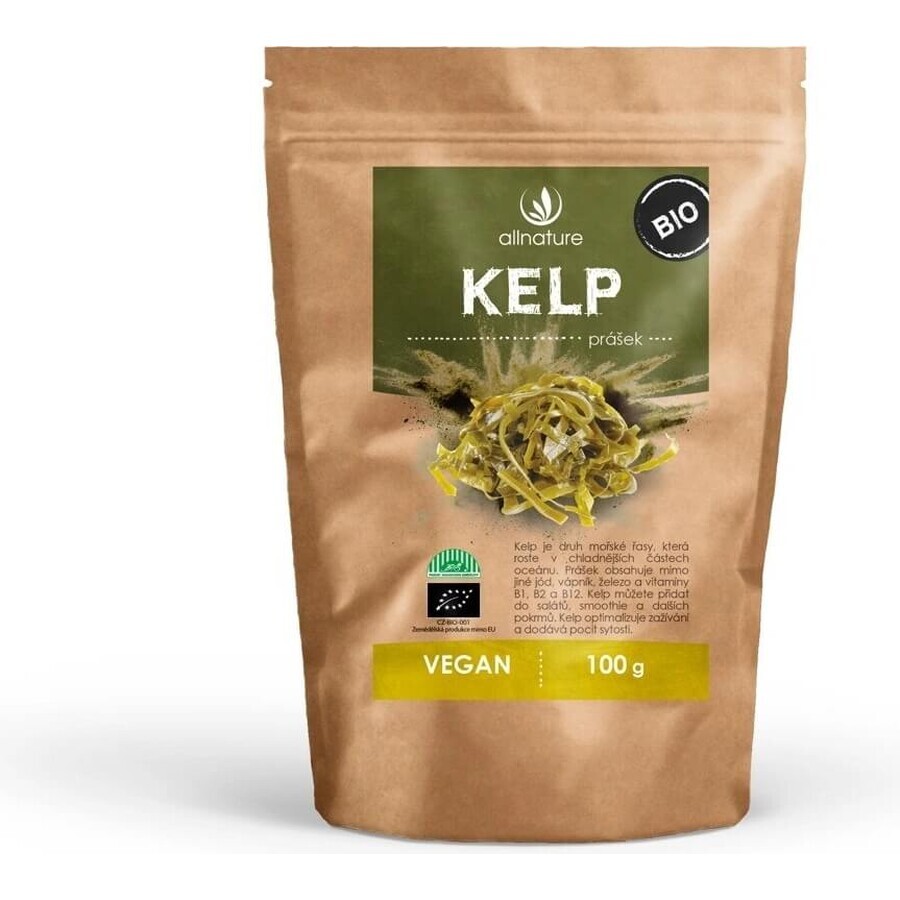 Allnature Kelp organisch poeder 100g 1×100g