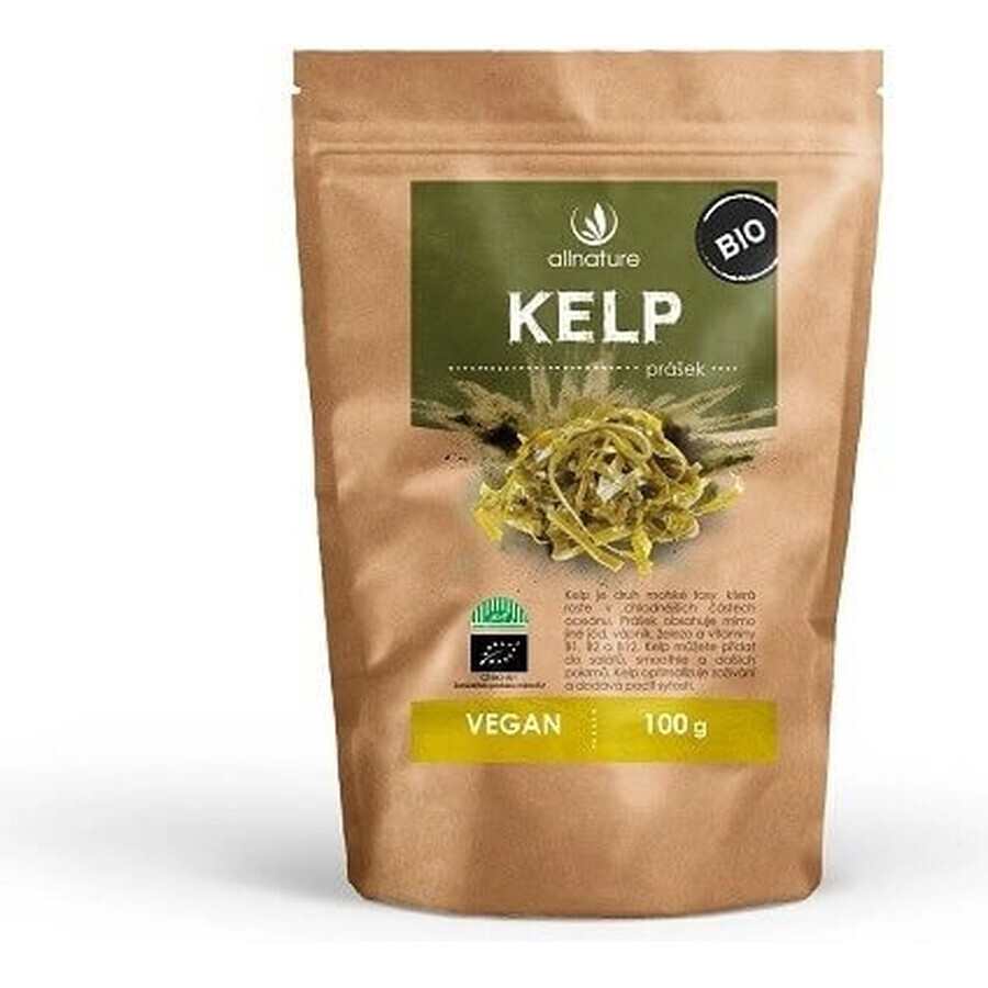 Allnature Kelp organisch poeder 100g 1×100g