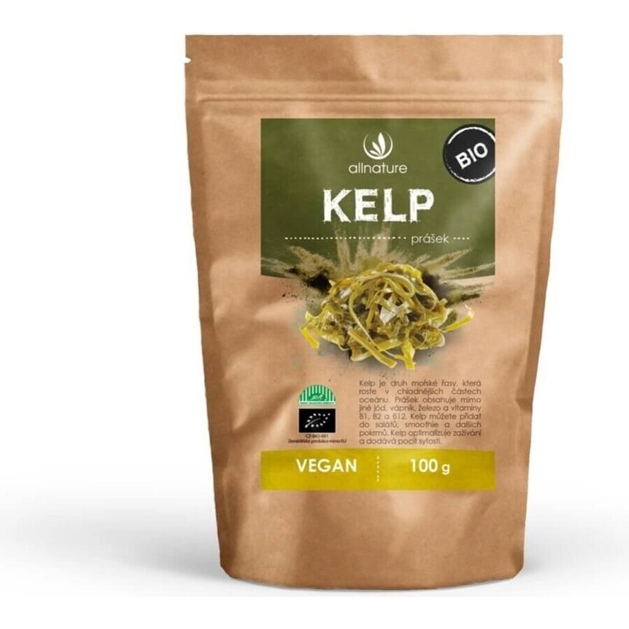 Allnature Kelp organisch poeder 100g 1×100g