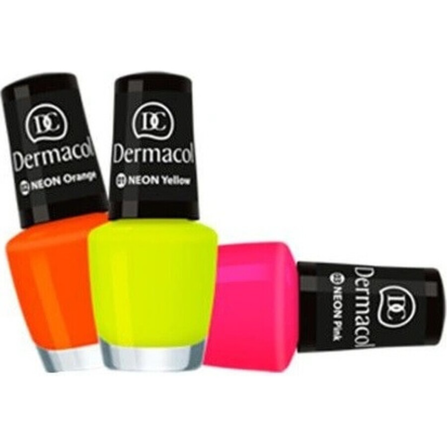 Dermacol Vernis à ongles Neon Coral No.30 1×5 ml, vernis à ongles