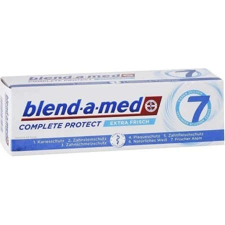 Blend-a-med Complete Protect 7 Extra Fresh Pasta dentífrica 75 ml 1×75 ml 1×75 ml, pasta dentífrica
