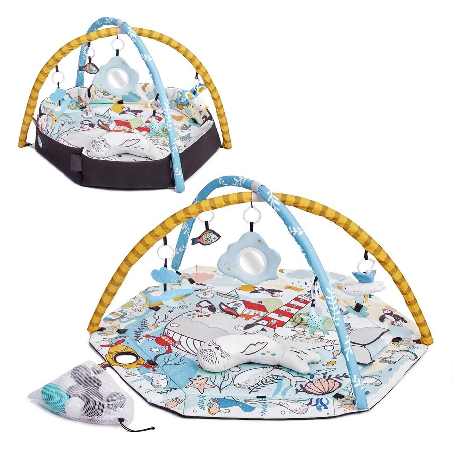 KINDERKRAFT Smartplay speelkleed 1×1 stuk, babydeken