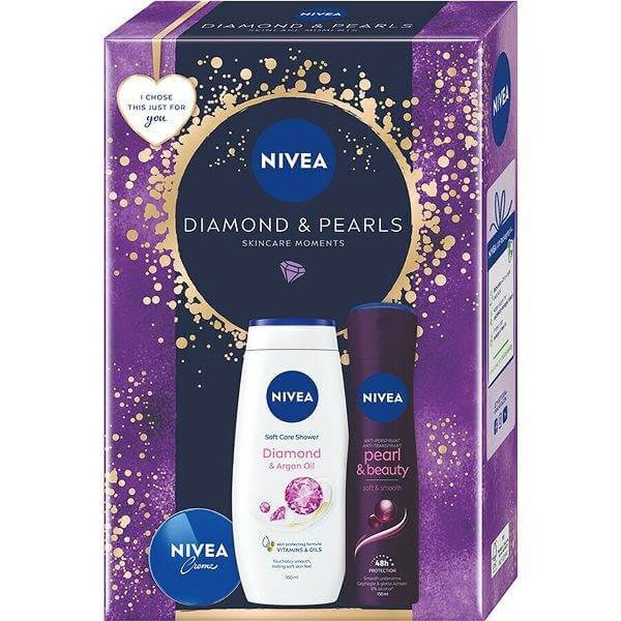 NIVEA BOX DEO PEARL 1×1 st, geschenkverpakking