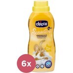 6x CHICCO CHICCO Acondicionador concentrado para tejidos Gentle touch 750 ml (6x30 lavados) 6×750 ml, acondicionador para tejidos