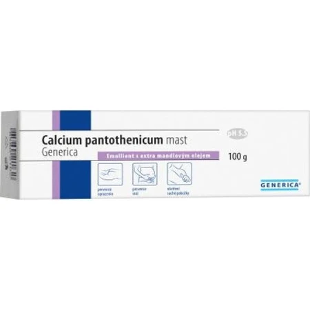 GENERICA Calcium pantothenicum zalf 1×100 g, verzachtend middel met amandelolie extra