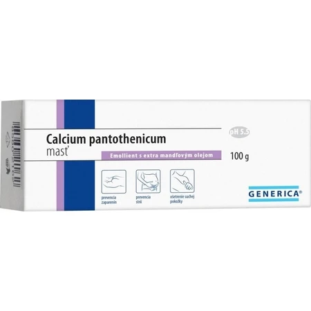GENERICA Calcium pantothenicum zalf 1×100 g, verzachtend middel met amandelolie extra