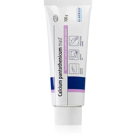 GENERICA Calcium pantothenicum zalf 1×100 g, verzachtend middel met amandelolie extra