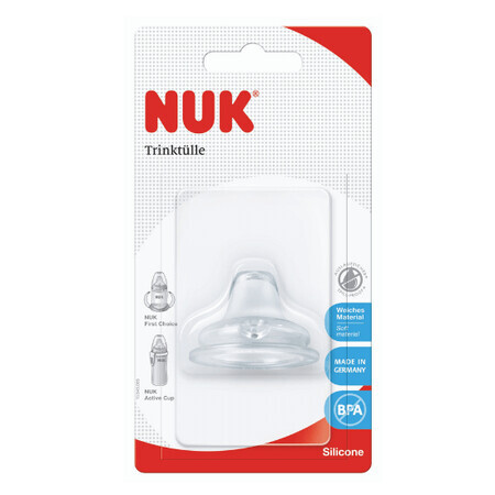 Silicone adaptor for First Choice bottle, Nuk