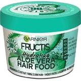 Garnier Fructis Hair Food Masque hydratant à l'aloe vera pour cheveux normaux à secs, 400 ml 1×400 ml, masque capillaire