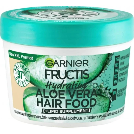 Garnier Fructis Hair Food Hydrating Aloe Vera Mask for normal to dry hair, 400 ml 1×400 ml, hair mask