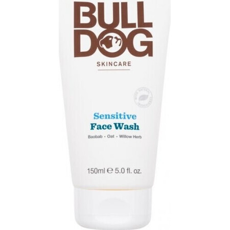 Bulldog Reinigingsgel voor de Gevoelige Gezichtsreiniging voor Mannen 1×150 ml, reinigingsgel