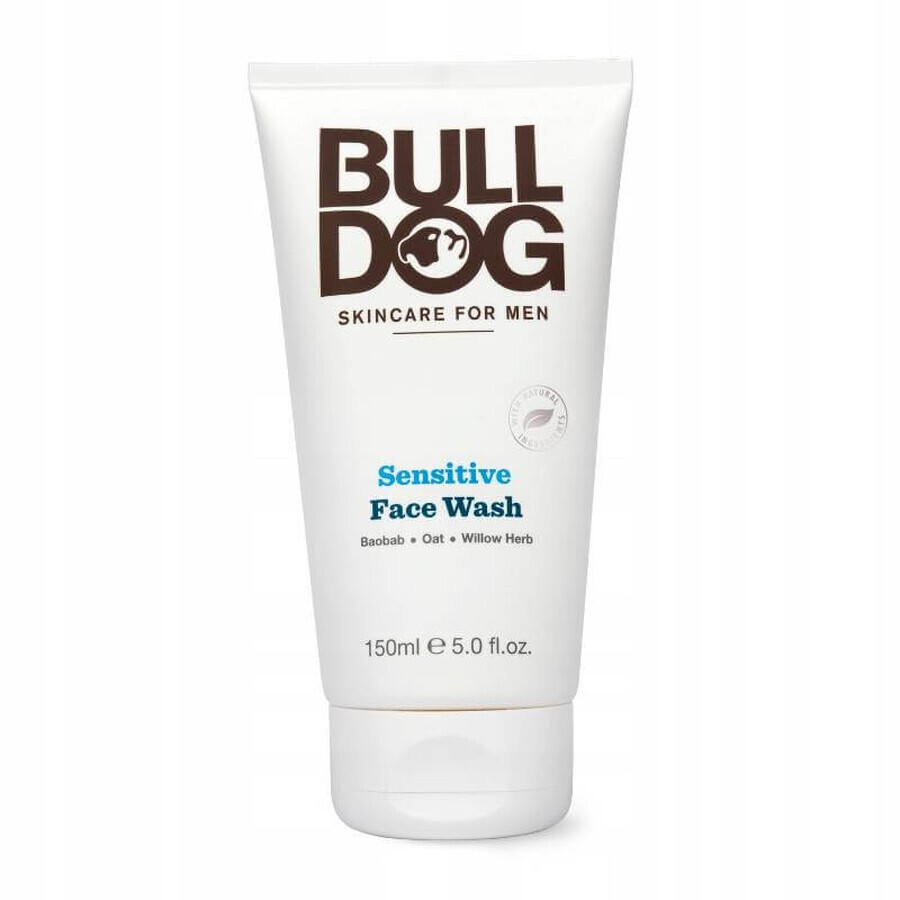 Bulldog Reinigingsgel voor de Gevoelige Gezichtsreiniging voor Mannen 1×150 ml, reinigingsgel