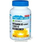 NATUREVIA VITAMINE D3 EFFECT 1000 IE 1×90 st, voedingssupplement