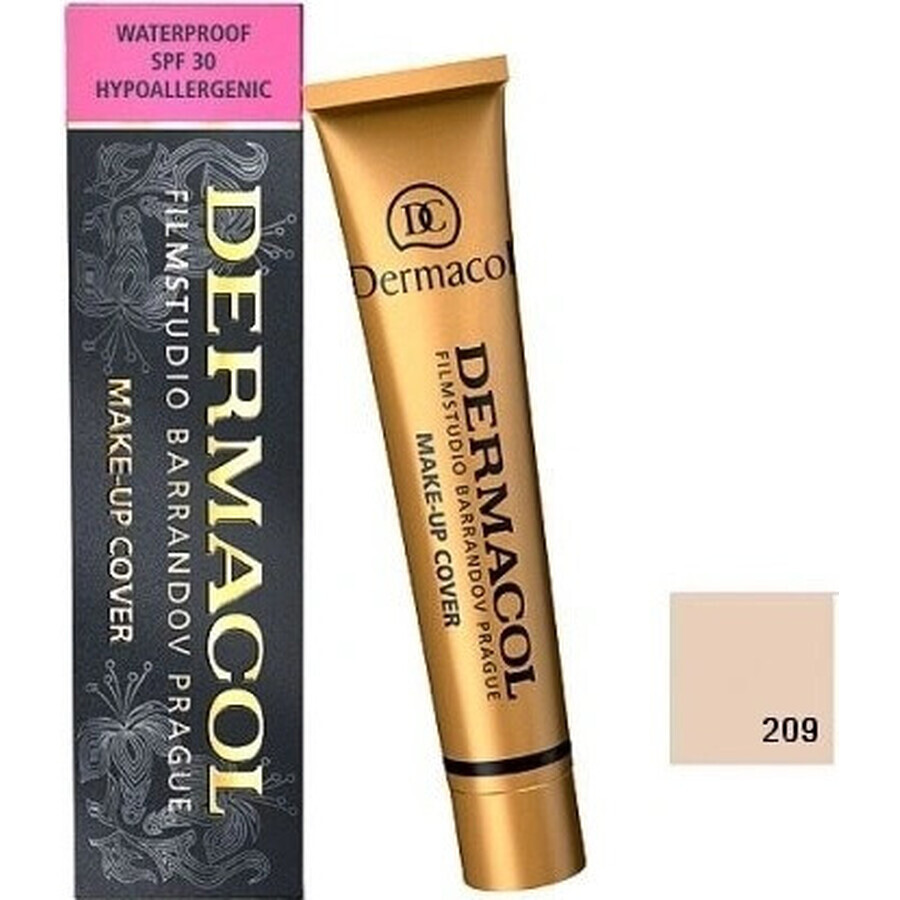 Dermacol Dermacol Dermacol Make-up Cover 209 1×30 ml, maquillage de couverture extrême