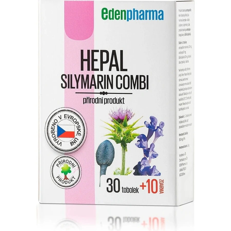 EDENPharma HEPAL 1×40 cps, voedingssupplement